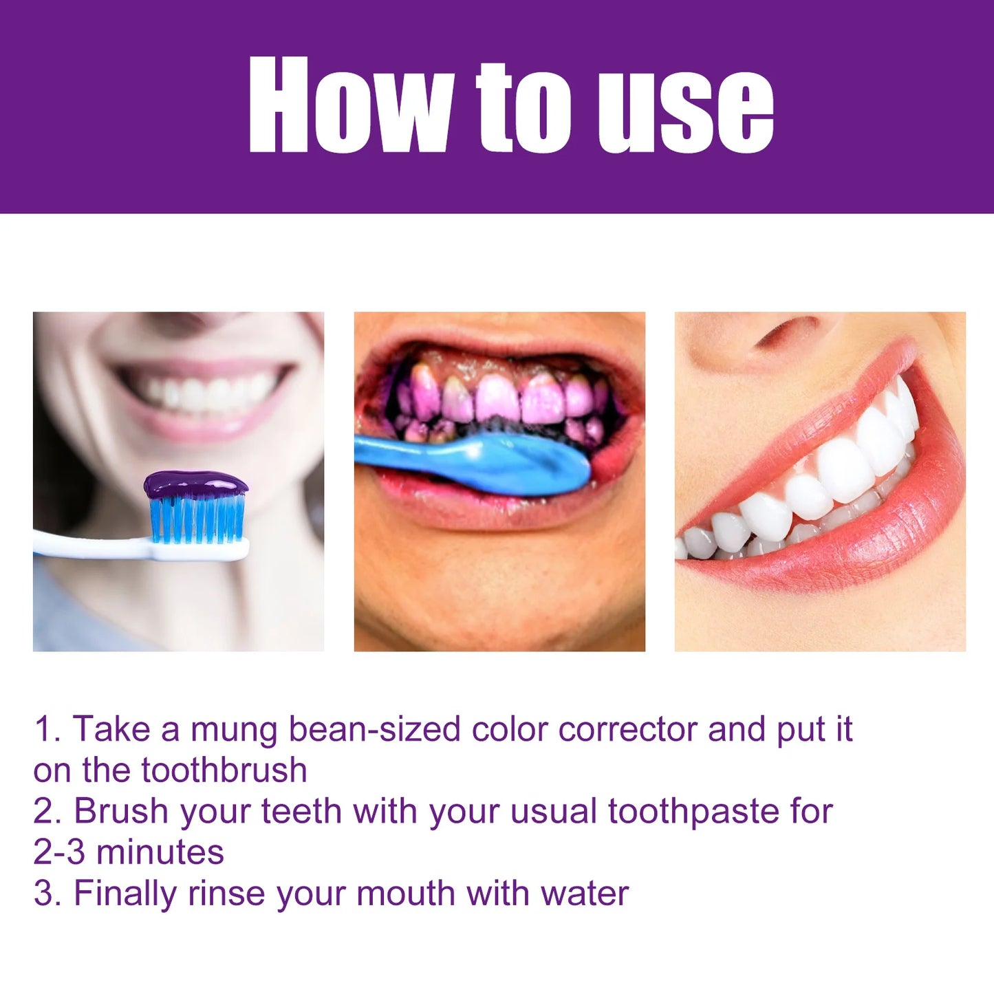 Purple Toothpaste Whitener