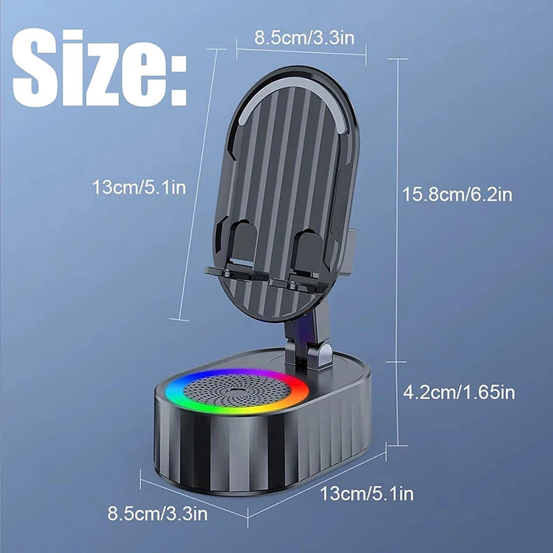 5-in-1 Wireless Speaker, Stand & Mood Light