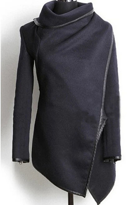 Women Trench Coat Long Cashmere Overcoats Trench Woolen Coat Female Warm Wool Long Sleeve Overcoat